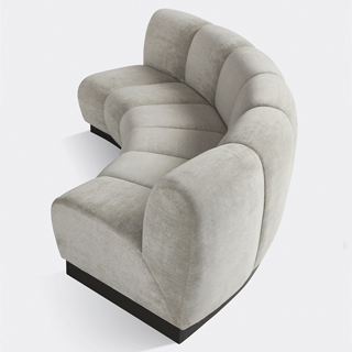 Model - 8190 Curved Sofa